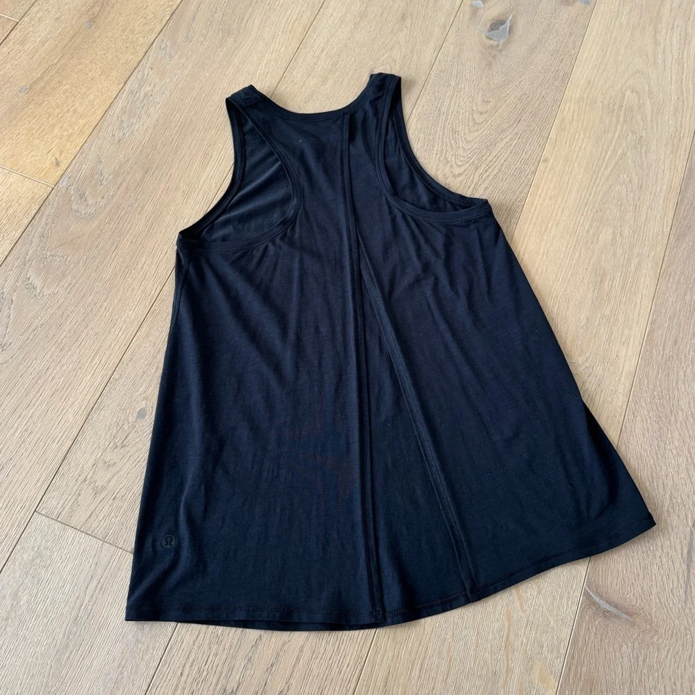 Lululemon All Tied Up Tank Black Size 4 - Picture 8 of 11